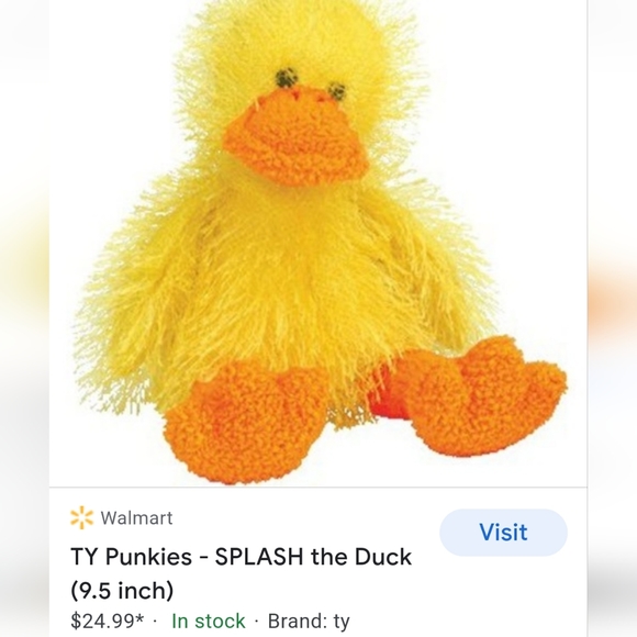 Flipflop, The Punkies Collection, Ty Beanie Baby - Picture 5 of 7